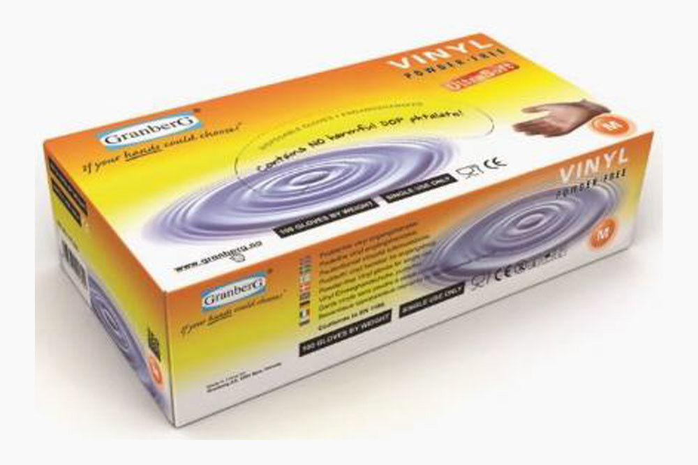 Handskar Vinyl Puderfria