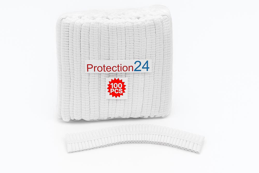 Hårnät för restauranger i vitt